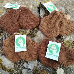 Chausson en bébé alpaga (Fait main)