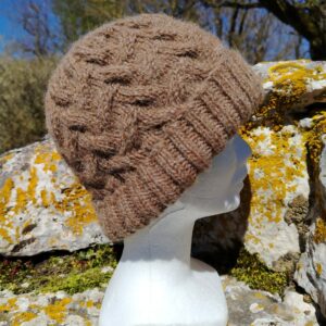 Bonnet avec revers (Fait main)