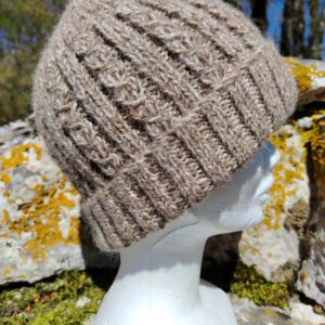 Bonnet avec revers (Fait main)