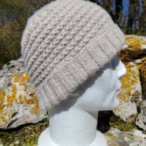 Bonnet avec revers (Fait main)