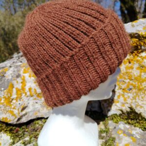 Bonnet avec revers (Fait main)