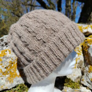 Bonnet avec revers (Fait main)