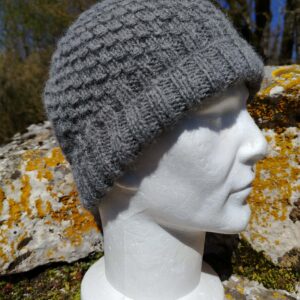 Bonnet avec revers (Fait main)