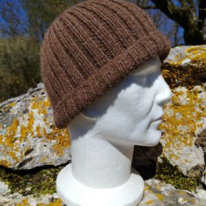 Bonnet avec revers (Fait main)